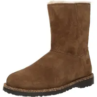 Birkenstock Uppsala Zip Shearling Leve Dark Tea - Brown - 36