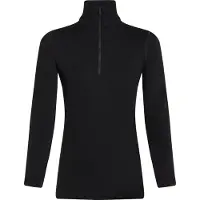 Icebreaker W 260 Tech LS Half Zip Black - XS