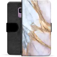 Mtp Products Samsung Galaxy S9 Premium Lompakkokotelo - Elegantti Marmori
