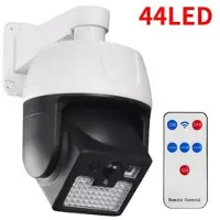 Mtp Products Solar Fake Security Camera LED-valo liiketunnistin Ulkona Puutarha Pihalla Lamppu - 44-LED