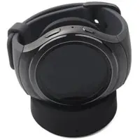 Mtp Products Samsung Gear S3 Classic/S3 Frontier/SM-R600 langattomalle lataustelineelle kellon laturi USB-kaapelilla - musta - musta