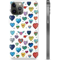 Mtp Products iPhone 12 Pro Max TPU Suojakuori - Sydämet