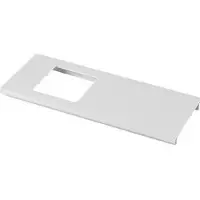 Hager Matalaprofiili 1SO/BR 170 PHYksinkertainen moduuli OpusillePituus 250 mm, reiän alku 40 mmPerlevalkoinen ral 9016 muovi