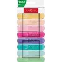 Faber-Castell Textliner 46 Pastell, 8 kpl, Monivärinen, Kierrätetty muovi, 1 mm, 5 mm, Vesipohjainen muste (254658)