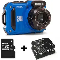 Kodak PIXPRO WPZ2, 16,76 MP, 4608 x 3456 pikseliä, BSI CMOS, 4x, Full HD, Sininen