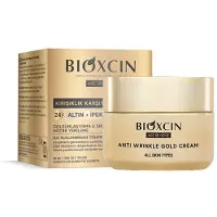 Bioxcin Kasvovoide kultapölyllä, ryppyjä ehkäisevä Age Reverse Gold, 50 ml
