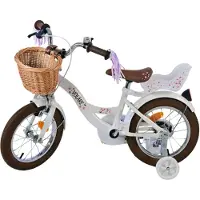 Volare Lasten polkupyörä Blossom 14", valkoinen