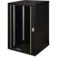 Digitus 20U WALL MOUNTING CABINET, UNIQUE 998X600X600 MM, COLOR BLACK (RAL 9005) (DN-19 20U-6/6-SW)