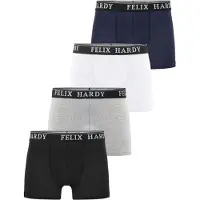 Felix Hardy Bokserishortsit sininen / harmaa / musta / valkoinen