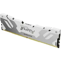 Kingston 16GB (1 x 16GB) FURY Renegade White, DDR5 7600MHz, CL38, 1.45V, valkoinen/hopea