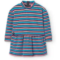 Boboli Velour Striped Pitkähihainen Mekko