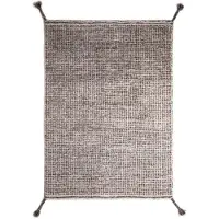 Woodnotes Grid-matto valkoinen/harmaa 170 x 240 cm