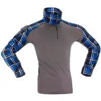 Invadergear Flannel Combat Pitkähihainen T-paita