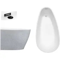 Besco Kylpyamme Goya A-line Glam 170 Silver, mustan värinen sifoni