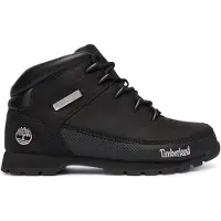 Timberland for man. TB06361R0011 Leather boots Euro Sprint Black (43.5), Flat, Laces, Sport, Outdoor, Sustainable