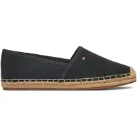 Tommy Hilfiger Flag Canvas Espadrille - Black - 37 x 37