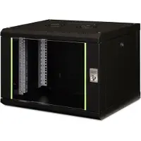 Digitus DN-19 07-U-SW palvelinteline 7U Seinään asennettava laitekehikko Musta (DN-19 07-U-SW)