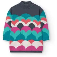 Boboli Knitwear Hearts Pitkähihainen Mekko