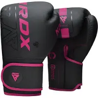 RDX Sports F6 Kara Keinonahkaiset Nyrkkeilyhanskat