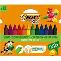BIC Kids Plastidecor Triangle 12kpl muovivahaliitu