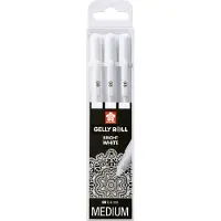Sakura Gelly Roll Bright White 3-setti geelikynä