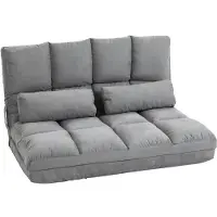 Aosom Lattiasohvasänky Homcom 102x73x60cm, harmaa