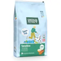 Green Petfood Koiran nappulat - - Aikuisille 10 kg - 100 % hyönteisproteiinia - Ilman viljoja - Herkille koirille