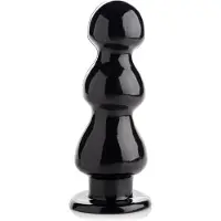 Master Series Three Bumps Iso Anustappi 27 cm - Black