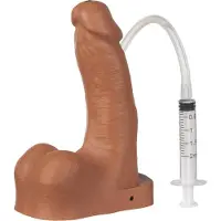 Tantus POP Ejakuloiva Packer 13 cm - Vaaleanruskea