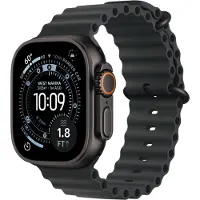 Apple Watch Ultra 3 GPS + Cellular 49 mm musta titaanikuori ja musta Ocean-ranneke