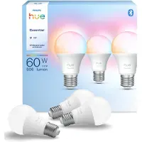 Philips Hue White and color ambiance Essential A60 E27 älylamppu 3 kpl