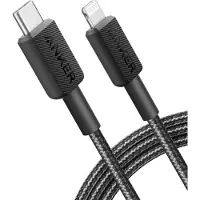 Anker 322 USB-C – Lightning -kaapeli, 0,9 m, musta