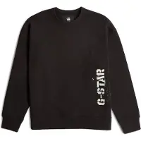 G-Star Sprayed 89 Graphic Loose Sweater - Black - Men