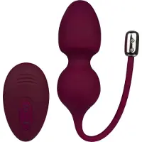 Dorcel Love Balls Kauko-Ohjattava Kiihotinkuula 82 g - Vii­nin­pu­nai­nen