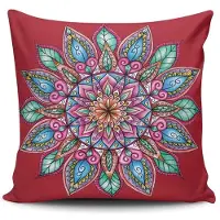Spiffy koristeellinen tyynynpäällinen Mandala
