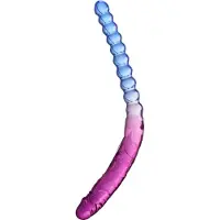 Icon Brands - Falcon Shades Jelly Tupladildo 46 cm - Si­ni­nen