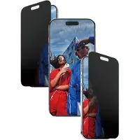 PanzerGlass iPhone Air näytön suojalasi Ultra-Wide Fit Privacy mukana sovitin
