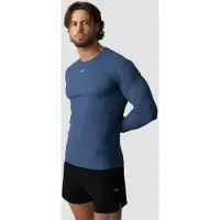 ICANIWILL Ignite Muscle Fit Long Sleeve Dusty Twilight Blue