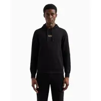 EA7 for man. 8NPM32_PJVRZ Cotton hoodie Core Identity black (XXS), Casual, Long sleeve
