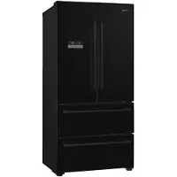 Smeg Universell French Door Jääkaappipakastin FQ55FNDE (musta)