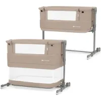 Kinderkraft NESTE GROW Sivuvaunusänky, Beige