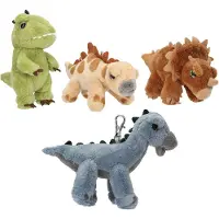 Dino World Avaimenperä Pehmo Dinosaurus Lajiteltu