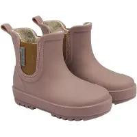 Mikk-Line Vuorelliset Kumisaappaat Villasekoite, Twilight Mauve, 25