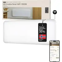 Mill Invisible Smart Wi-Fi Gen4 lämpöpaneeli PA1300WIFI4 (valkoinen)
