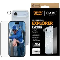 PanzerGlass | CARE by  3-in-1 Flagship Explorer Bundle iPhone Air, Apple, iPhone Air, jakslf fa asfka af, Asennus kuivana, Naarmuuntumisenkestävä, (CR66372)