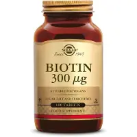 Solgar - Biotiini 300 µg (100 tablettia)