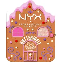 Nyx PROFESSIONAL MAKEUP Buttermelt Face Palette Blush/Highlighter Ligh