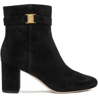 Ralph Lauren Kellie Suede Bootie Heel - Black - 40