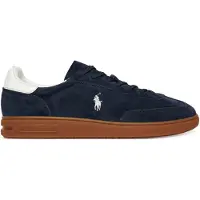 Ralph Lauren Ftw Bedford Suede Sneaker - Navy - 47
