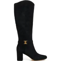 Ralph Lauren for woman. 802967843001 Mate Poly leather boots black (36), 5 to 8 cm, Zip, Casual